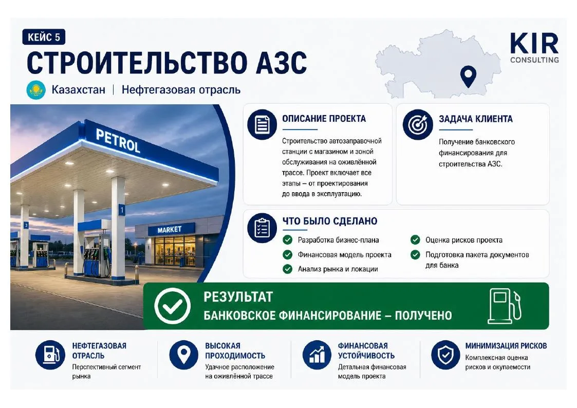 Petrol station construction