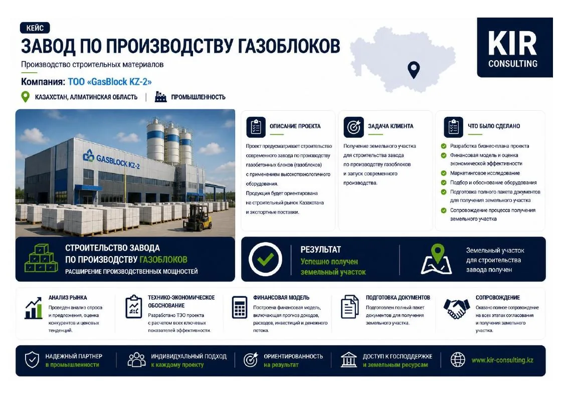 Газоблок өндіру зауыты