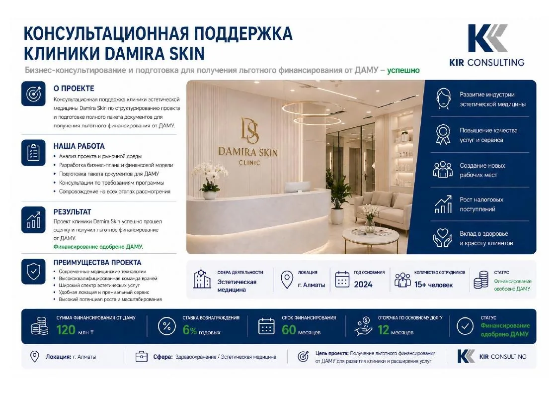 Damira Skin — консалтинговая поддержка клиники