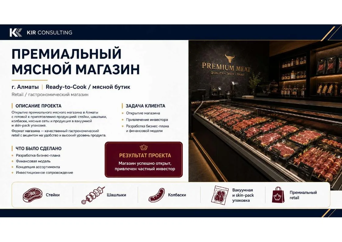 Премиальный мясной магазин