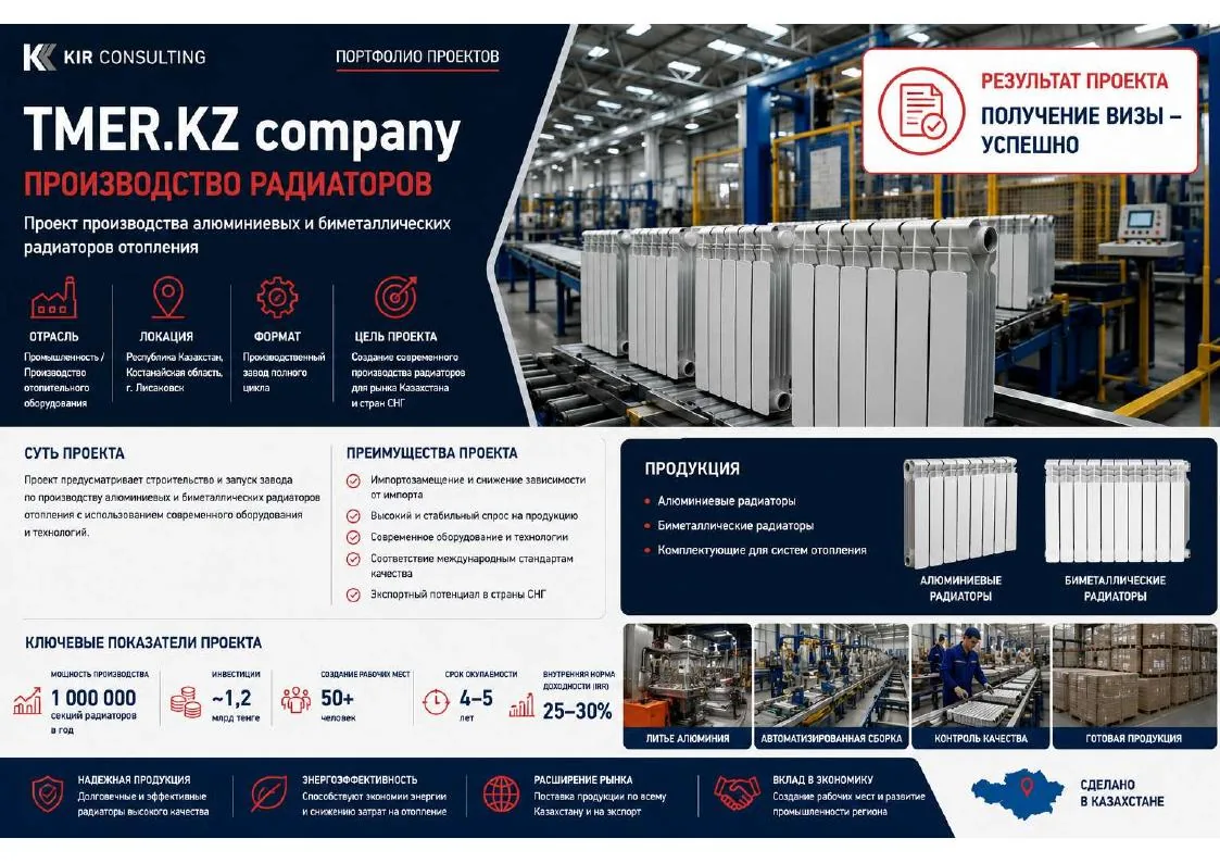 TIMER.KZ radiator manufacturing