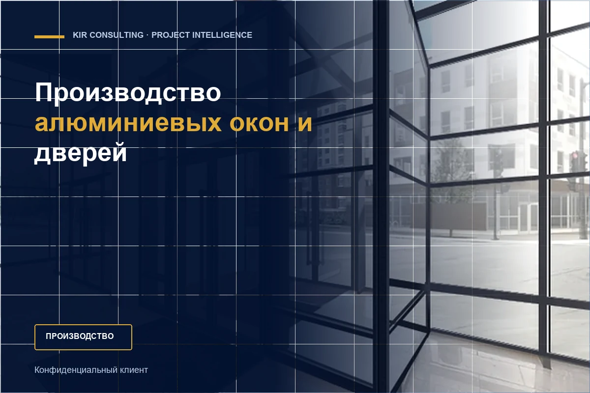 Производство алюминиевых окон и дверей