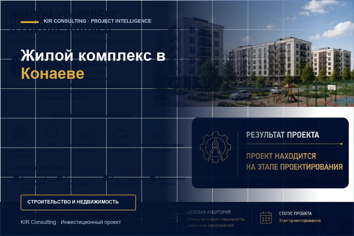 Жилой комплекс в Конаеве