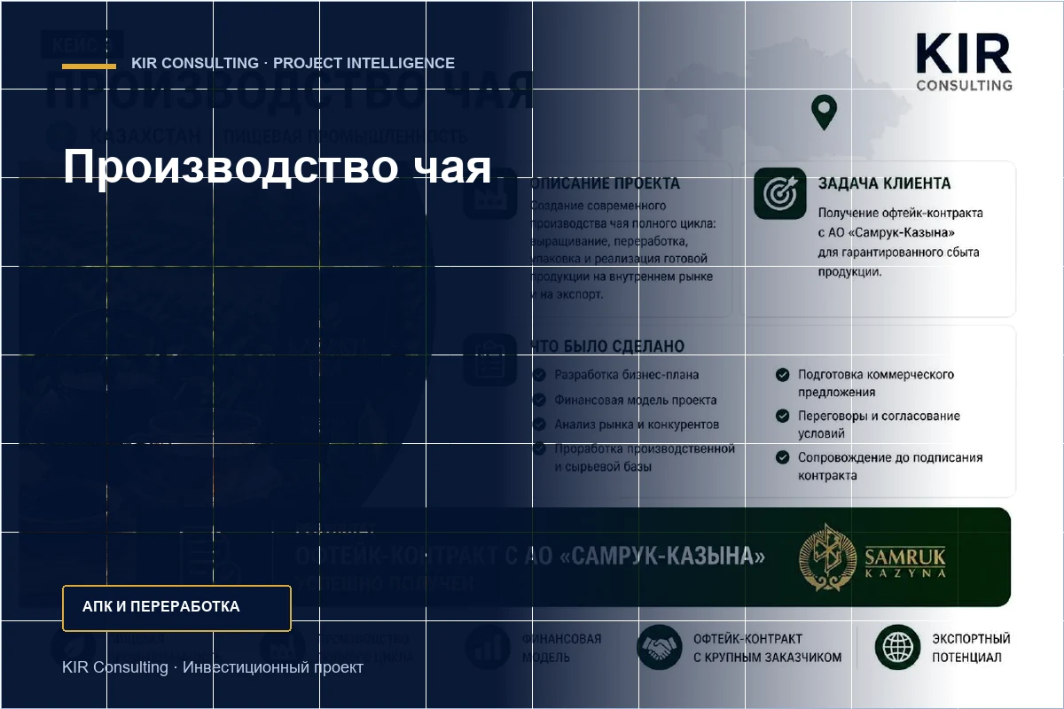 Производство чая