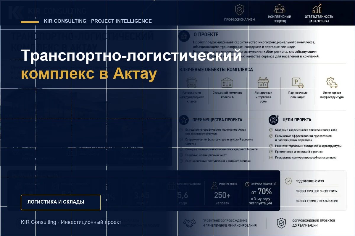 Транспортно-логистический комплекс в Актау
