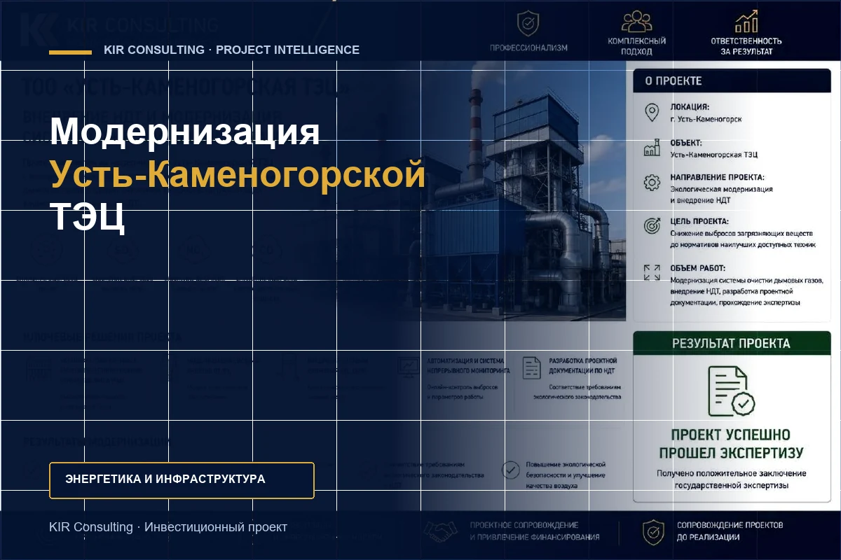 Модернизация Усть-Каменогорской ТЭЦ